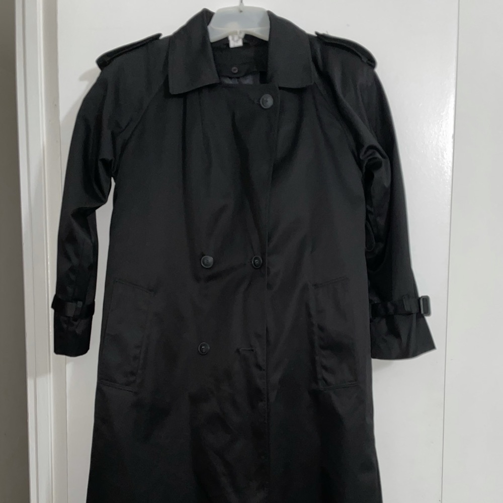 Women Black Trench Coat